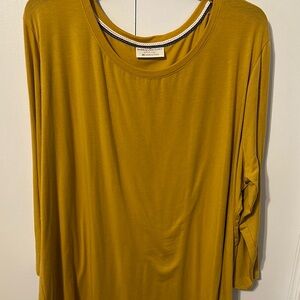 Mustard Yellow Women's Top